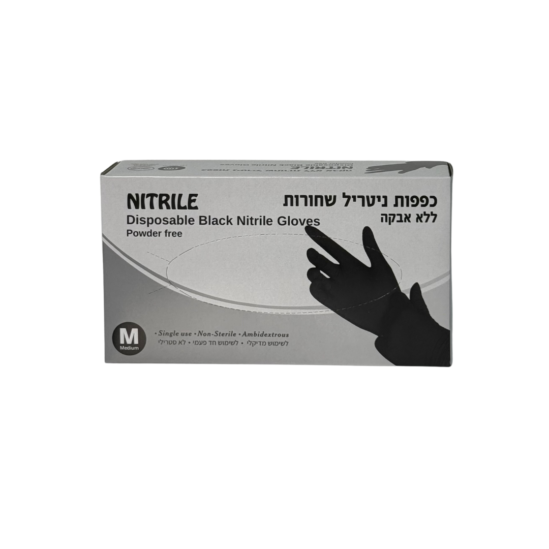 כפפות M שחורות