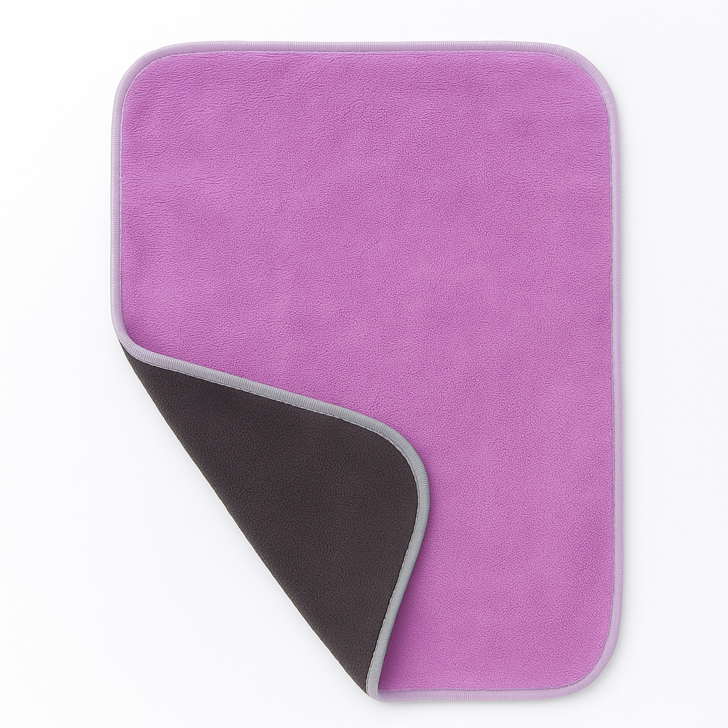 מטליות מיקרופייבר סגול אפור פרימיום ללא כיתוב