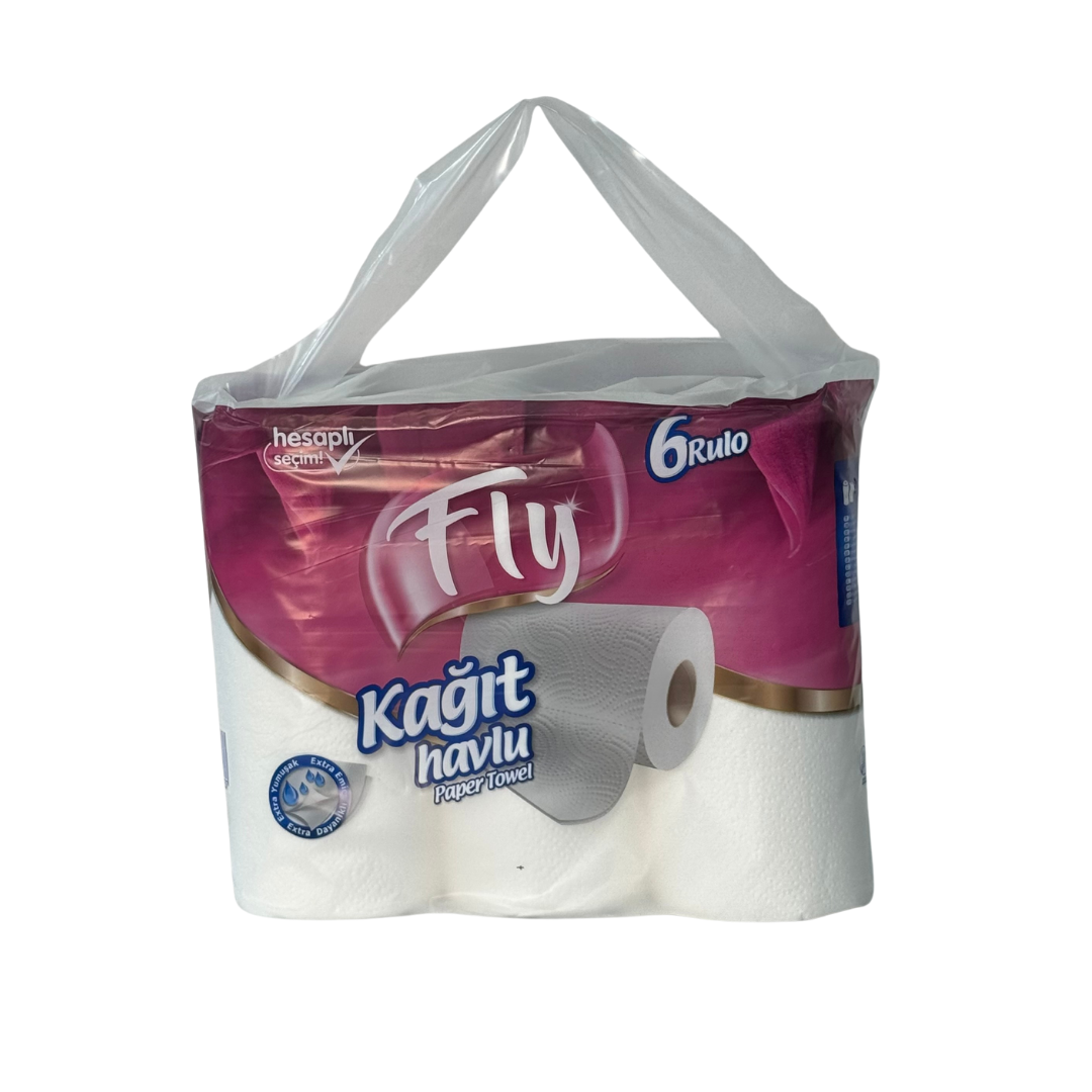 נייר מגבת חסכוני – 6 גלילים